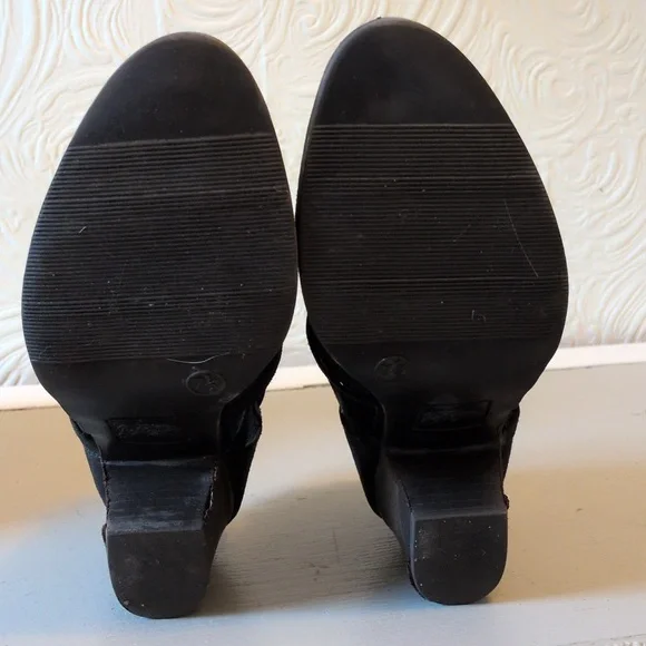 Fergie Black Ankle Booties - Picture 5 of 9